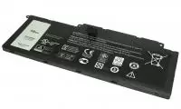 Аккумулятор (батарея) F7HVR для ноутбука Dell Inspiron 15-7537, 14.8В, 58Wh, 3800мАч, черная (оригинал)