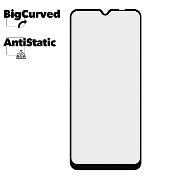 Защитное стекло для Xiaomi Redmi 9A Super max Anti-static big curved glass