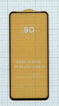 Защитное стекло "Полное покрытие" для Xiaomi Redmi 10 (Helio G88) черное