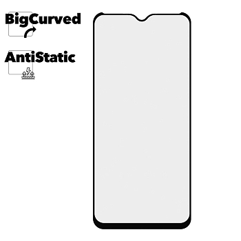 Защитное стекло для Xiaomi Redmi 9 Super max Anti-static big curved glass