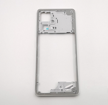 Средняя часть корпуса для телефона Xiaomi Redmi Note 12 Pro Plus (серебро)