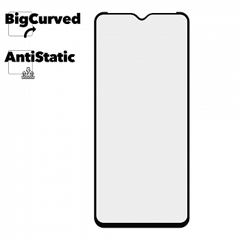 Защитное стекло для Xiaomi POCO M5 Super max Anti-static big curved glass