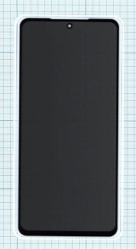 Защитное стекло Privacy "Анти-шпион" для Xiaomi Redmi Note 10 Pro, Note 10 Lite, Poco F3, черное