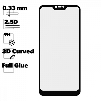 Защитное стекло IT`S ME для Xiaomi Mi A2 Lite OG Full Glue (черное)