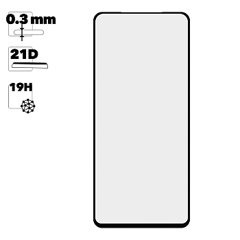 Защитное стекло для Xiaomi Redmi 10 Full Curved Glass 21D 0,3 мм (оранжевая подложка)