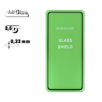 Защитное стекло Borofone E. S. F. S. S. T. G. 2.5D для Xiaomi Mi 10T 5G 0.33 мм, черное