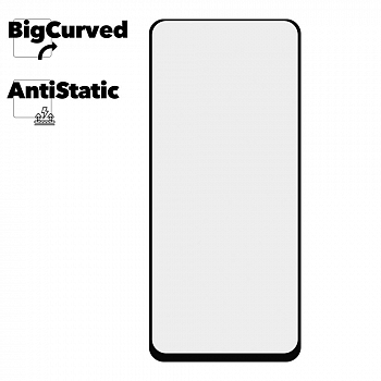 Защитное стекло для Xiaomi POCO M5S Super max Anti-static big curved glass