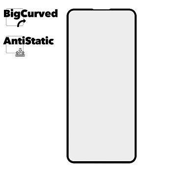 Защитное стекло для Xiaomi Redmi Note 9 Super max Anti-static big curved glass