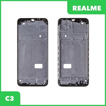 Рамка дисплея для Realme C3 (черный)