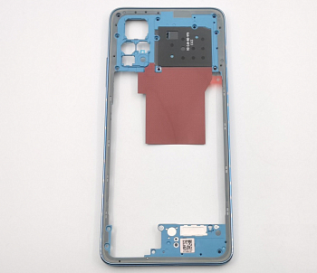 Средняя часть корпуса для телефона Xiaomi Redmi Note 12 Pro 4G (синий)
