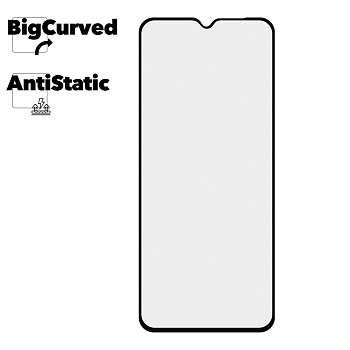 Защитное стекло для Xiaomi POCO C40 Super max Anti-static big curved glass