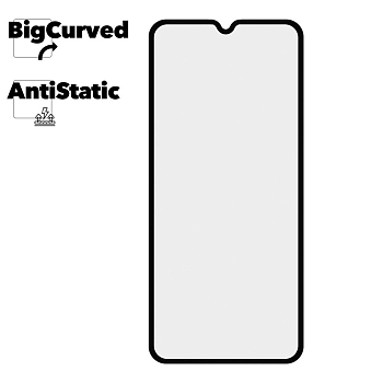 Защитное стекло для Xiaomi Redmi 10A Super max Anti-static big curved glass