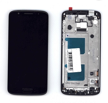 Модуль (матрица + тачскрин) для Motorola Moto G6, черный