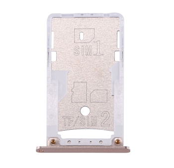 Держатель (лоток) SIM-карты для Xiaomi Redmi 3, золотой
